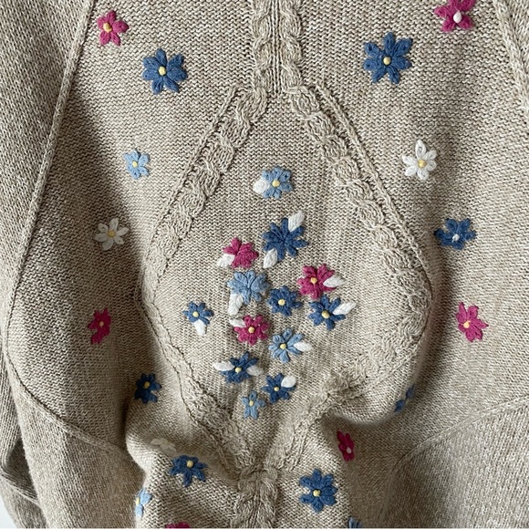 Vintage Floral Sweater - Picture 4 of 6